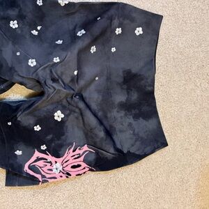 Darc Sport Black and Pink Athletic Shorts